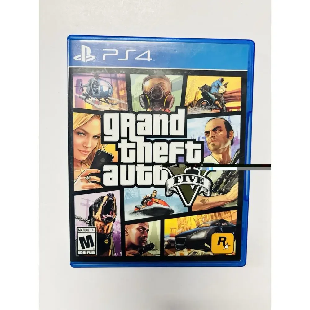 Grand Theft Auto V, GTA 5 (Sony PlayStation 4, 2014) - Complete Tested Works VG